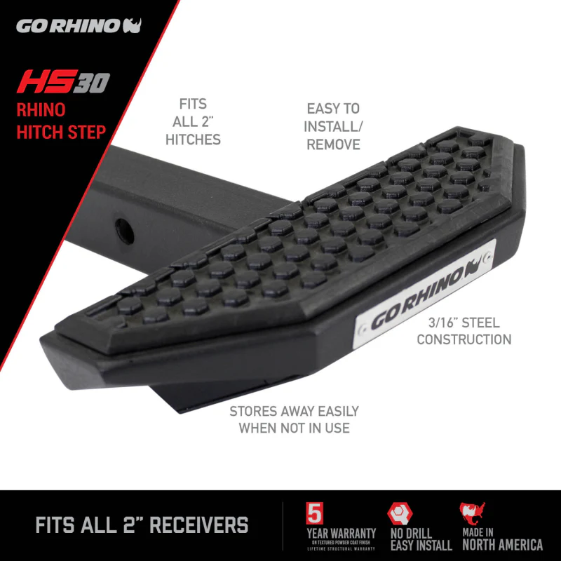 Go Rhino HS-30 Rhino Hitch Step Model HS3012T - Image 6