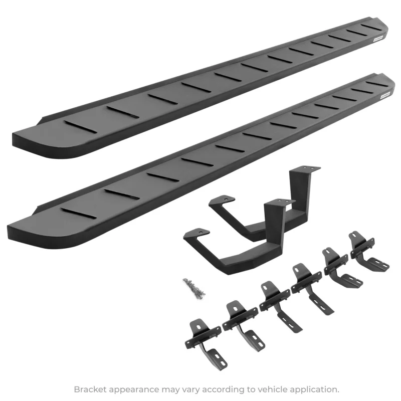 Go Rhino RB10 Running Boards with Mounting Brackets, 1 Pair Drop Steps Kit Model 6349274810PC - Image 2