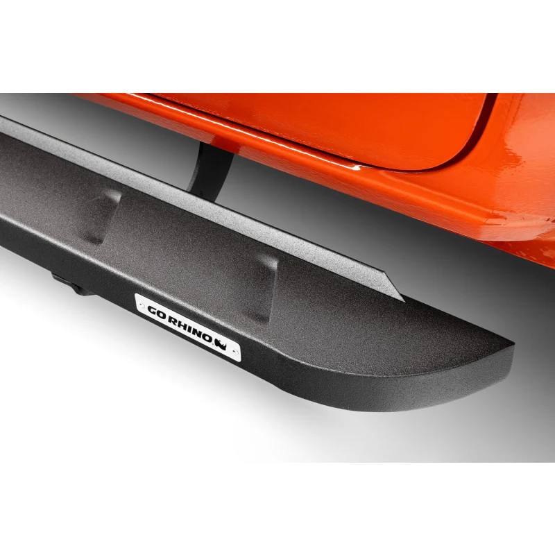Go Rhino RB10 Slim Line Running Boards with Mounting Brackets Kit - Crew Max Model 63441687SPC - Image 2