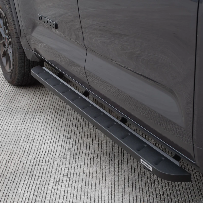 Go Rhino RB10 Slim Line Running Boards with Mounting Brackets Kit Crew Max Model 63443687SPC - Image 9