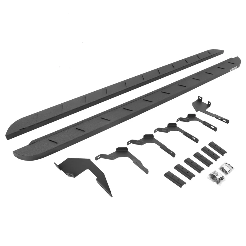 Go Rhino RB10 Slim Line Running Boards with Mounting Brackets Kit Model 63036880ST