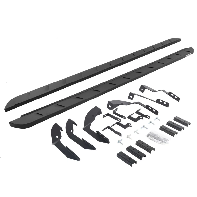Go Rhino RB10 Slim Line Running Boards with Mounting Brackets Kit Model 63404280SPC