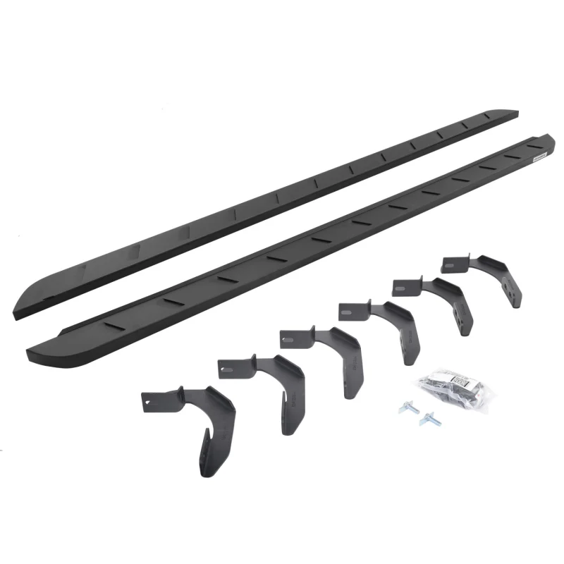 Go Rhino RB10 Slim Line Running Boards with Mounting Brackets Kit Model 63412680SPC