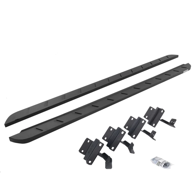 Go Rhino RB10 Slim Line Running Boards with Mounting Brackets Kit Model 63417780SPC - Image 2