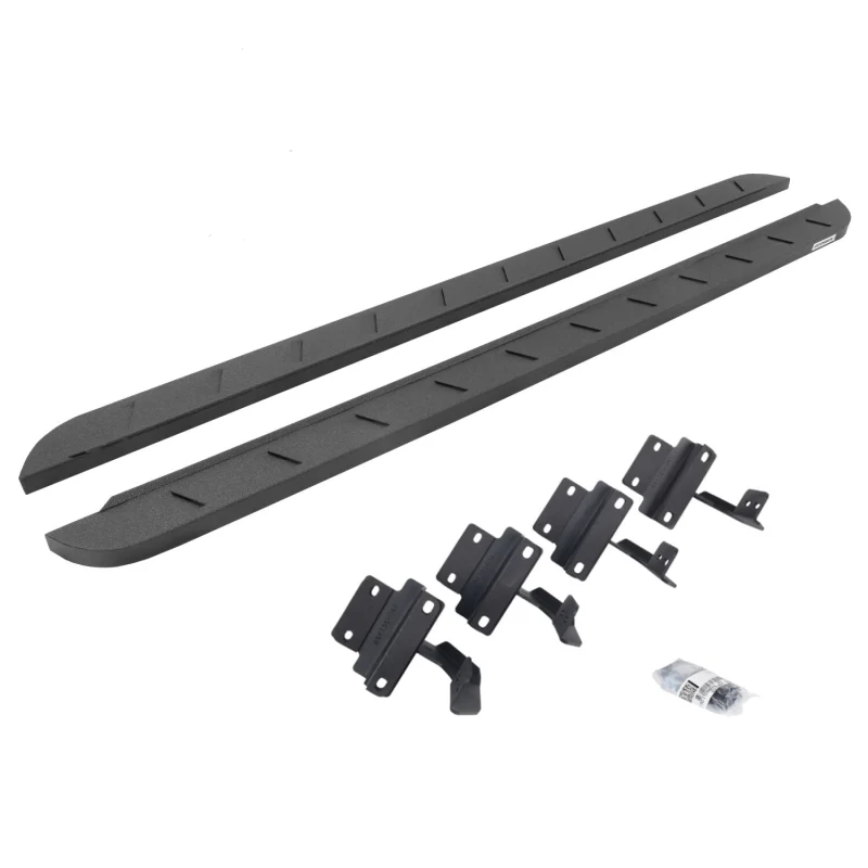 Go Rhino RB10 Slim Line Running Boards with Mounting Brackets Kit Model 63417780ST