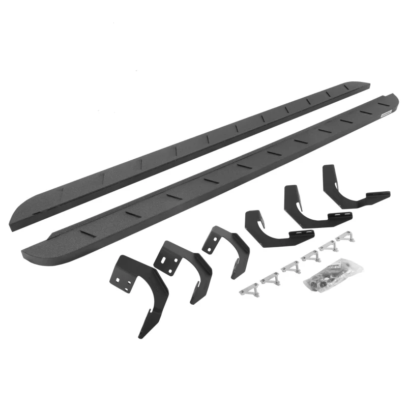 Go Rhino RB10 Slim Line Running Boards with Mounting Brackets Kit Model 63429980ST