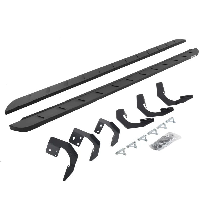Go Rhino RB10 Slim Line Running Boards with Mounting Brackets Kit Model 63430687SPC