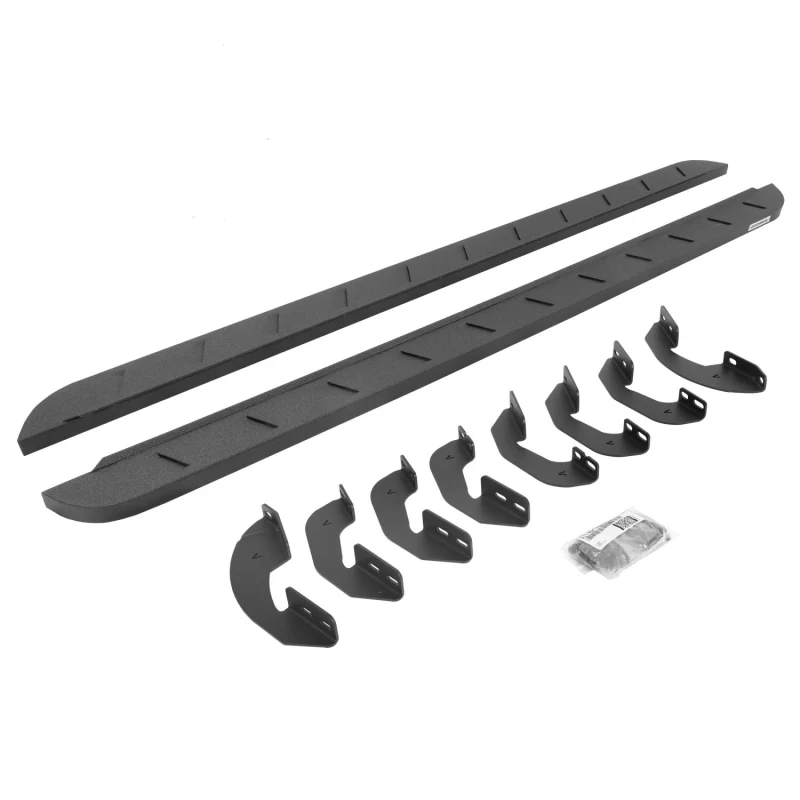 Go Rhino RB10 Slim Line Running Boards with Mounting Brackets Kit Model 63441580ST