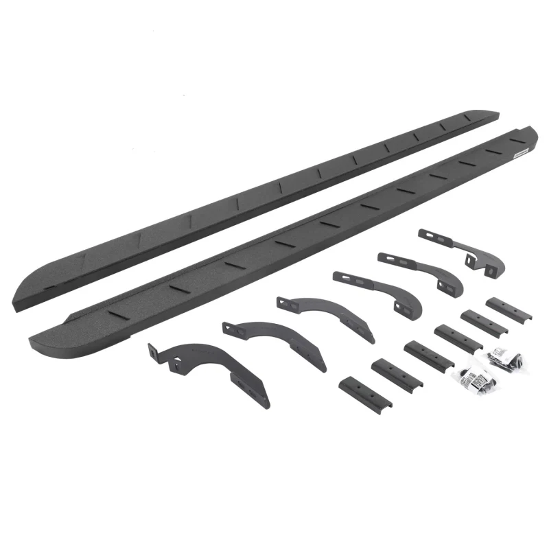 Go Rhino RB10 Slim Line Running Boards with Mounting Brackets Kit Model 63443280ST