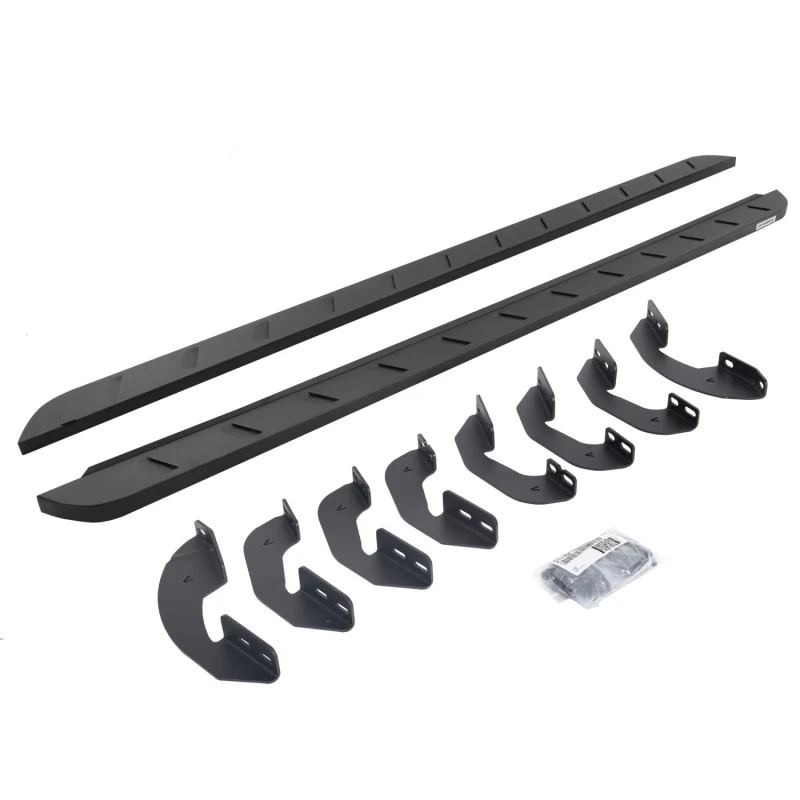 Go Rhino RB10 Slim Line Running Boards with Mounting Brackets Kit Model 63443973SPC