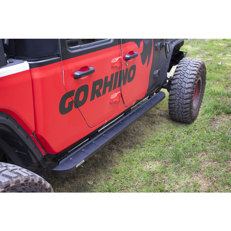Go Rhino RB10 Slim Line Running Boards with Mounting Brackets Kit Model 63451687SPC - Image 7
