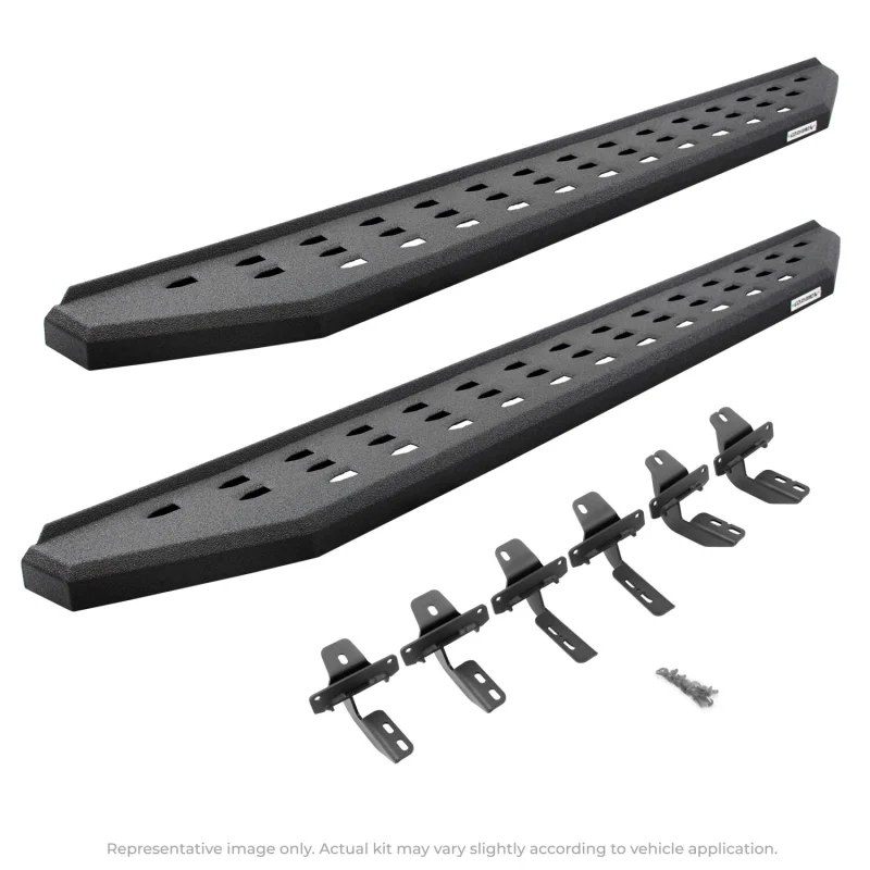 Go Rhino RB20 Running Boards with Mounting Brackets Kit Model 69450568T