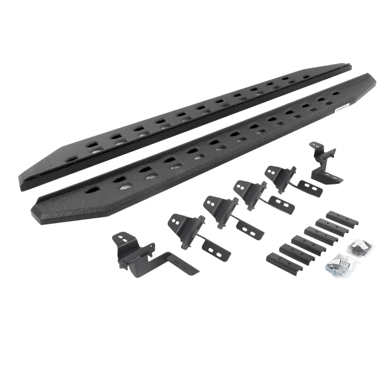 Go Rhino RB20 Slim Line Running Boards with Mounting Bracket Kit Model 69450568ST