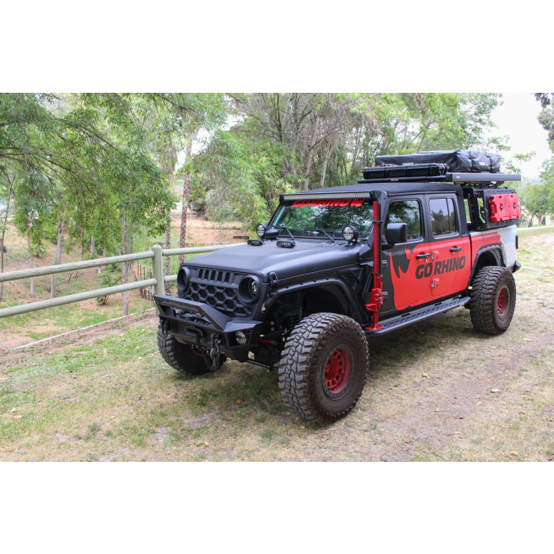 Go Rhino RB20 Slim Line Running Boards with Mounting Bracket Kit Model 69450673ST - Image 6