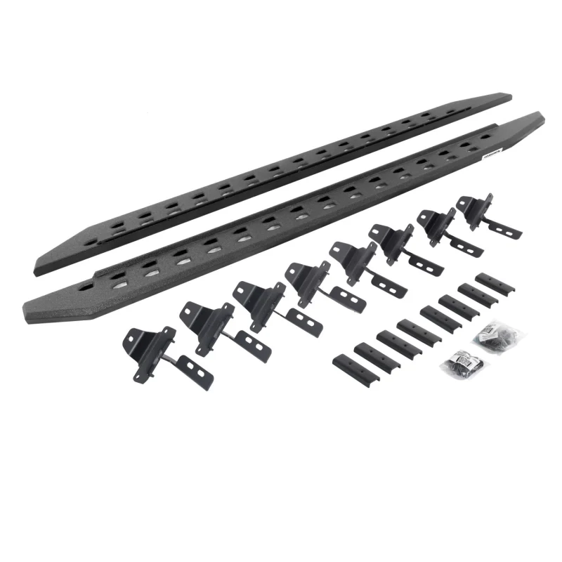 Go Rhino RB20 Slim Line Running Boards with Mounting Bracket Kit Model 69451687ST