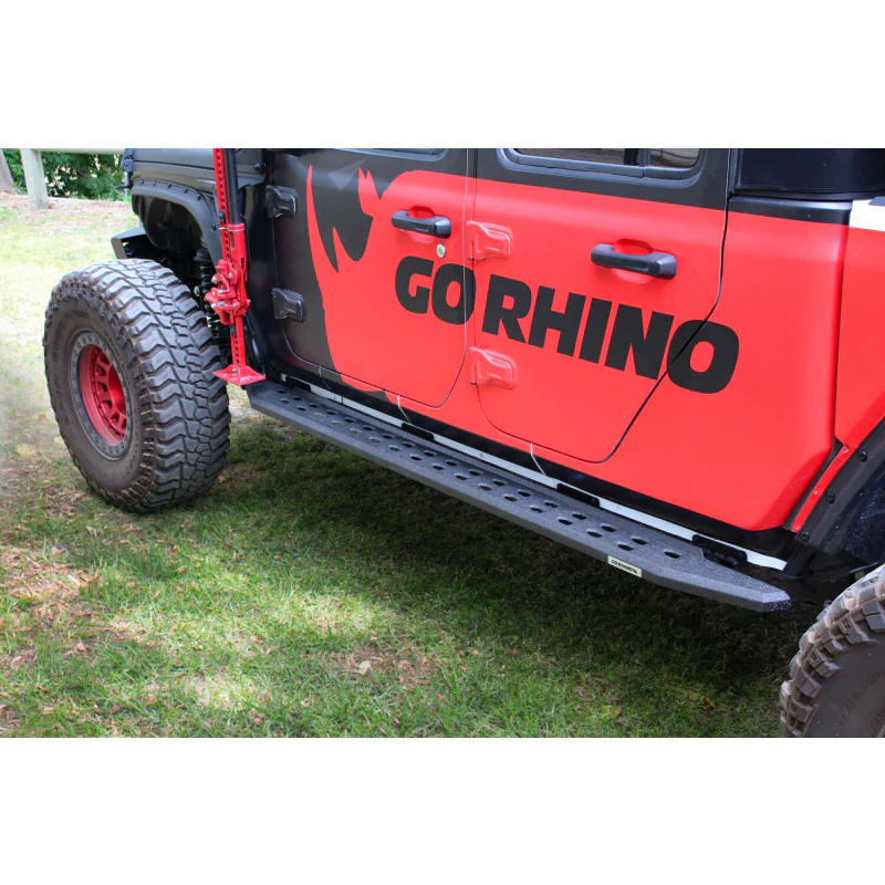 Go Rhino RB20 Slim Line Running Boards with Mounting Bracket Kit Model 69451687ST - Image 5