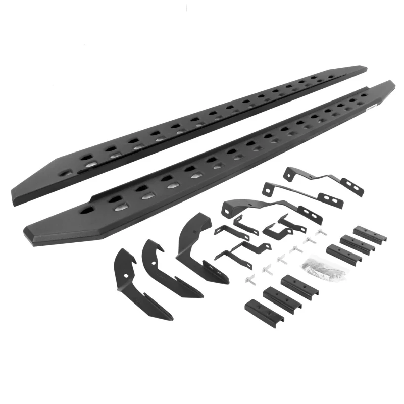 Go Rhino RB20 Slim Line Running Boards with Mounting Brackets Kit Model 69404280SPC