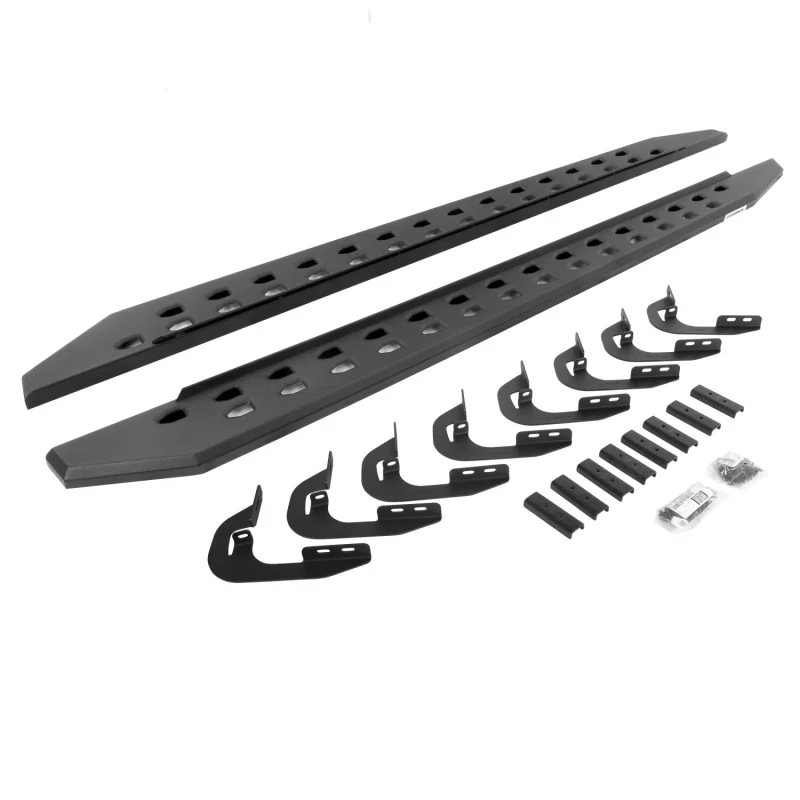 Go Rhino RB20 Slim Line Running Boards with Mounting Brackets Kit Model 69405880SPC