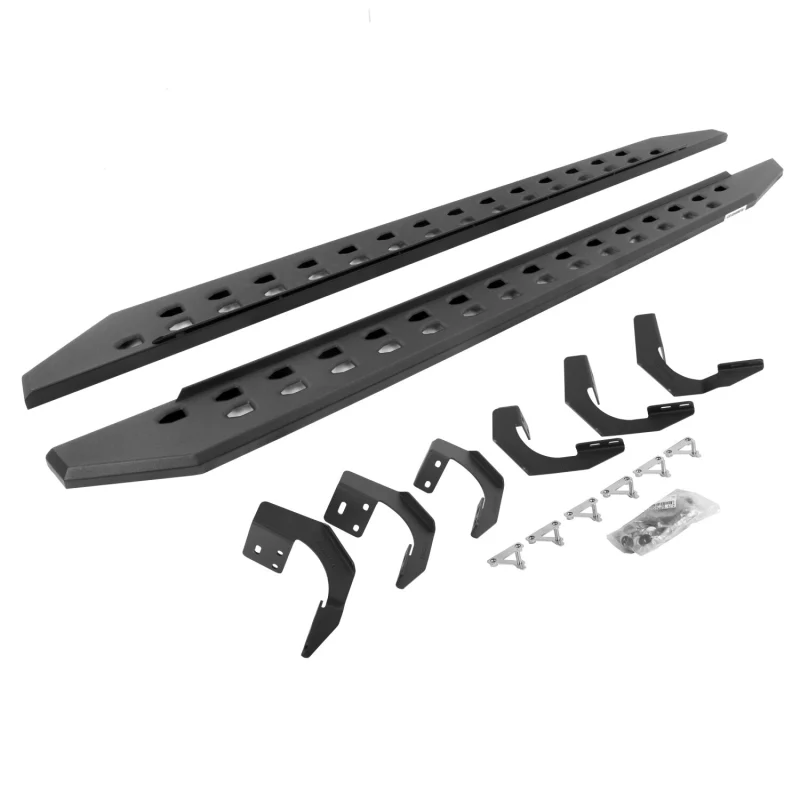 Go Rhino RB20 Slim Line Running Boards with Mounting Brackets Kit Model 69430680SPC