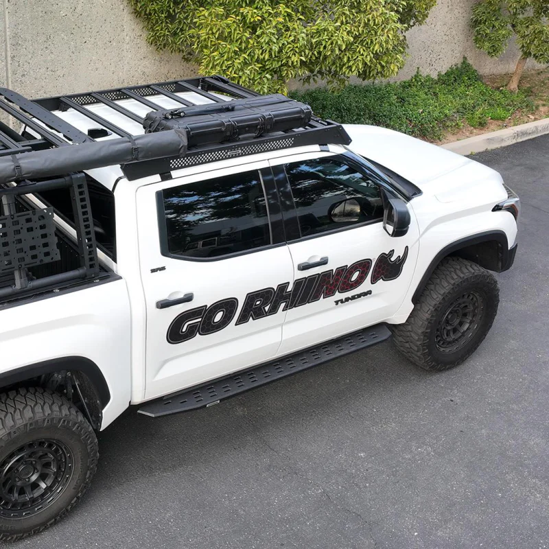 Go Rhino RB30 Running Boards with Mounting Bracket Kit Crew Max Only Model 69643687T - Image 4