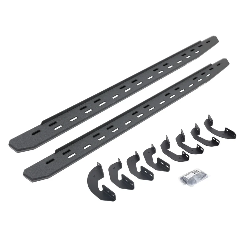 Go Rhino RB30 Slim Line Running Boards with Bracket Kit Double Cab Only Model 69641580ST