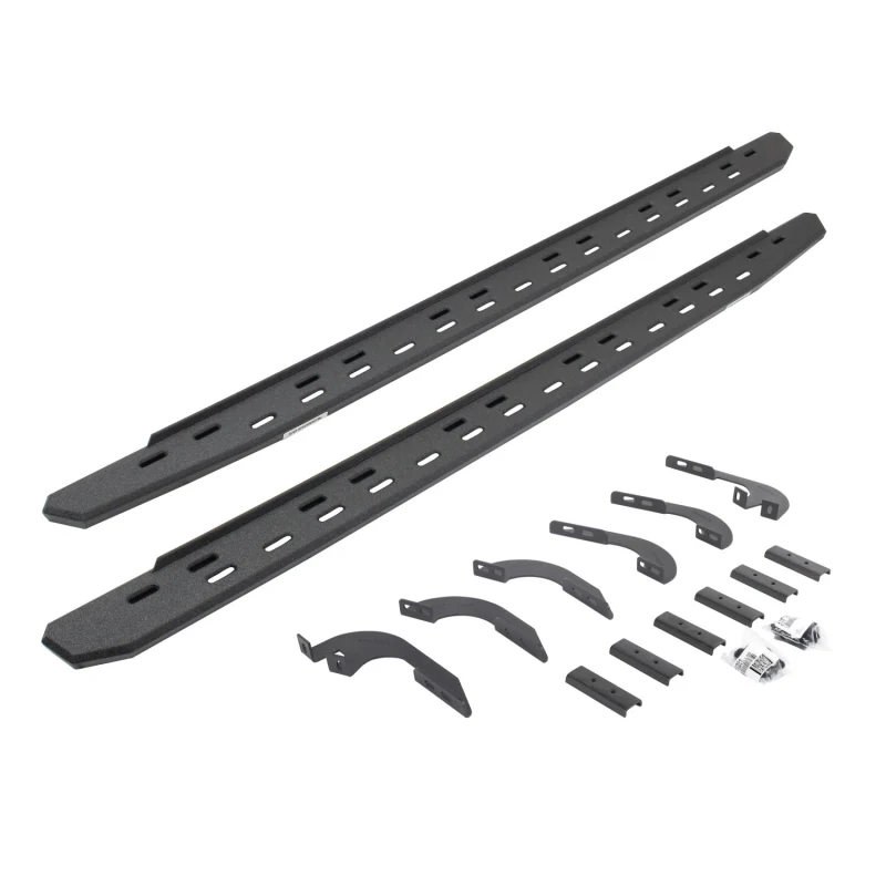 Go Rhino RB30 Slim Line Running Boards with Mounting Bracket Kit Double Cab Only Model 69642987ST