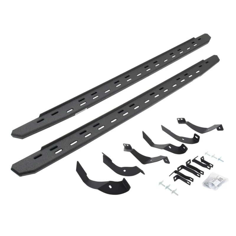 Go Rhino RB30 Slim Line Running Boards with Mounting Bracket Kit Model 69605187ST