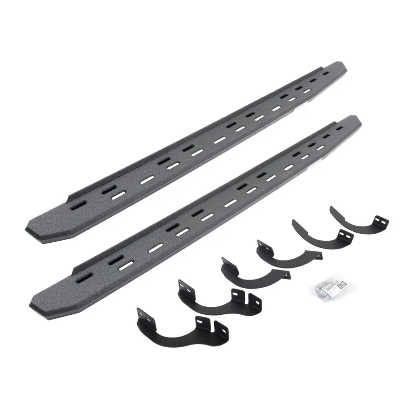 Go Rhino RB30 Slim Line Running Boards with Mounting Bracket Kit Model 69642568ST