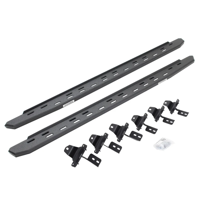 Go Rhino RB30 Slim Line Running Boards with Mounting Bracket Kit Model 69650673ST