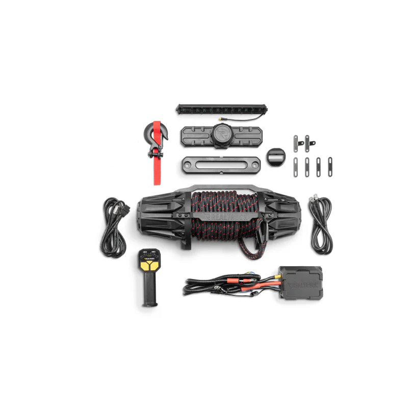 Go Rhino RealTruck Traction Recovery 10K Winch Model XG-W10000KB - Image 2