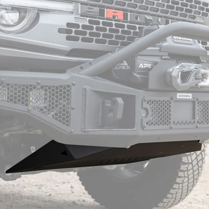 Go Rhino Rockline Front Bumper Lower Skid Plate For Ford Bronco Model 332120T - Image 3