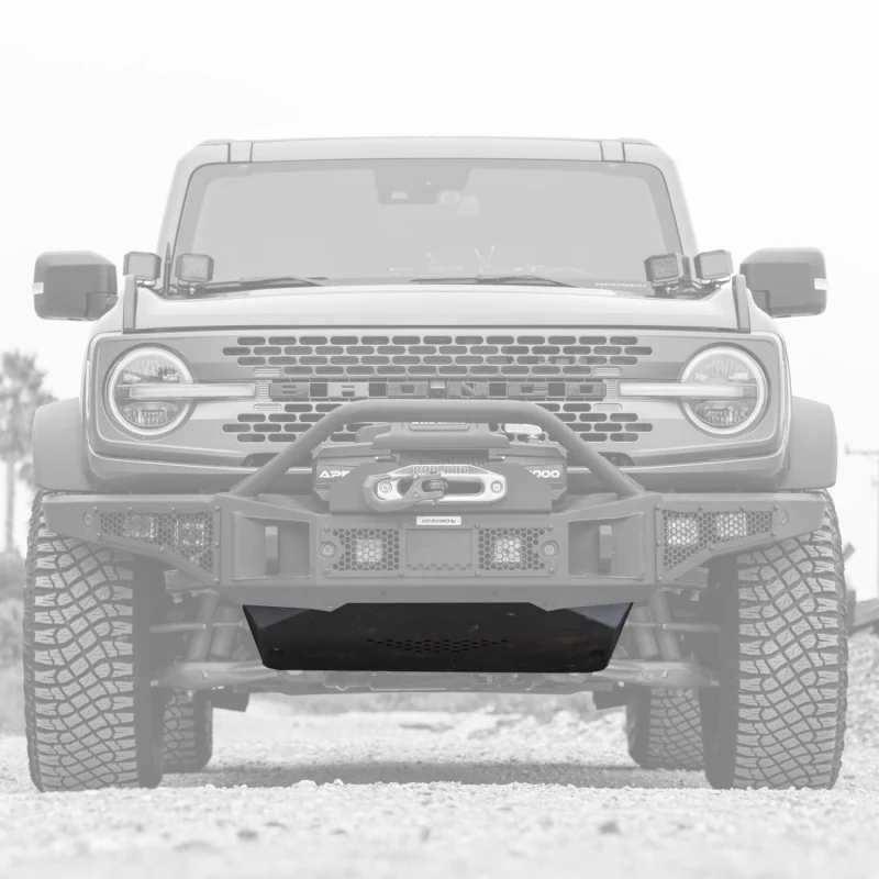 Go Rhino Rockline Front Bumper Lower Skid Plate For Ford Bronco Model 332120T - Image 4