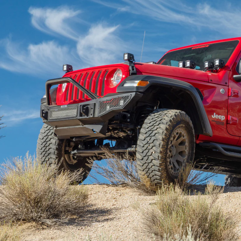 Go Rhino Rockline Front Bumper Lower Skid Plate For Jeep JL/JLU/JT Model 332100T - Image 7