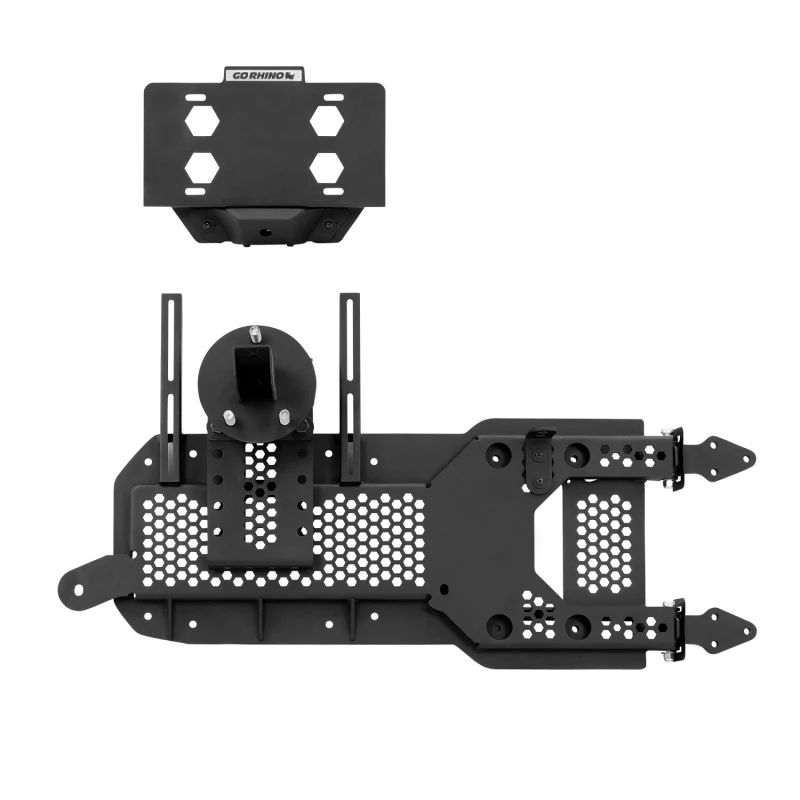 Go Rhino Rockline Low Profile Body Mount Tire Carrier For Jeep Model 27137T - Image 5