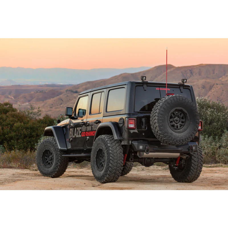 Go Rhino Rockline Rear Stubby Bumper for Jeep Wrangler JL Model 371100T - Image 5