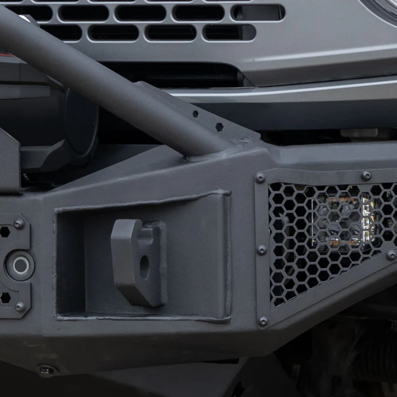Go Rhino Rockline Winch-Ready Front Full Width Bumper With Overrider For Ford Bronco Model 331401T - Image 8