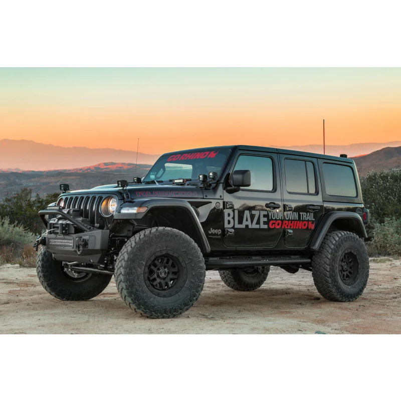 Go Rhino Rockline Winch-Ready Front Stubby Bumper With Overrider For Jeep Model 331101T - Image 10