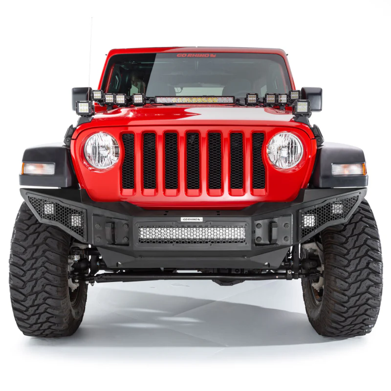Go Rhino Rockline Winch-Ready Full Width Bumper For Jeep Model 331200T - Image 3