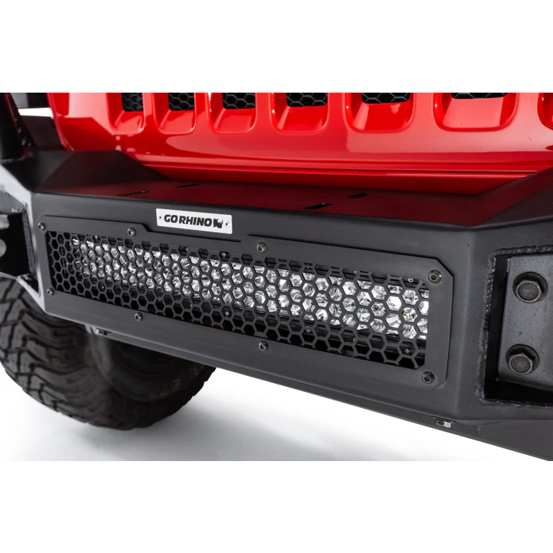 Go Rhino Rockline Winch-Ready Full Width Bumper For Jeep Model 331200T - Image 5