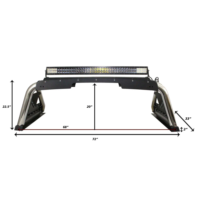Go Rhino Sport Bar 2.0 for Full-Sized Trucks Model 911000T - Image 3