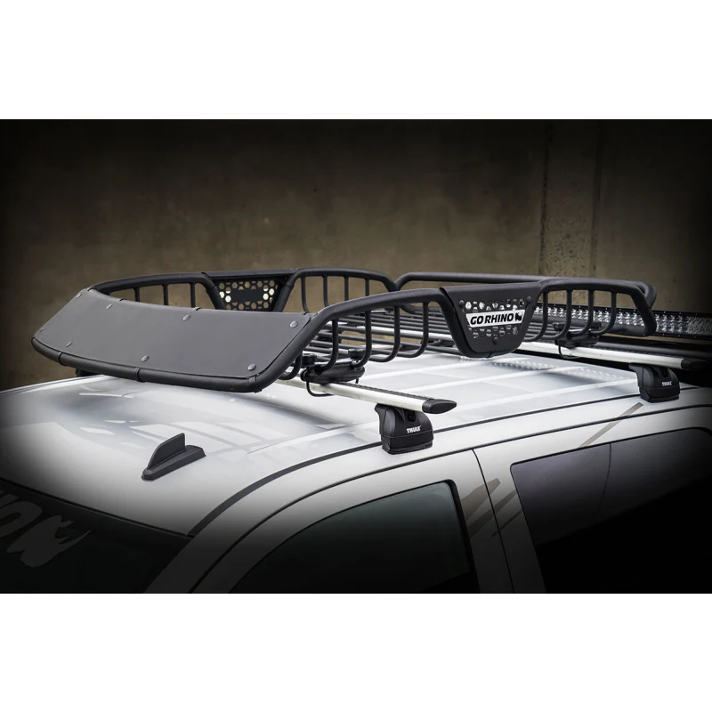 Go Rhino SR10 Tubular Steel Roof Rack with Black Fairings 48" Long Model 59015T - Image 3