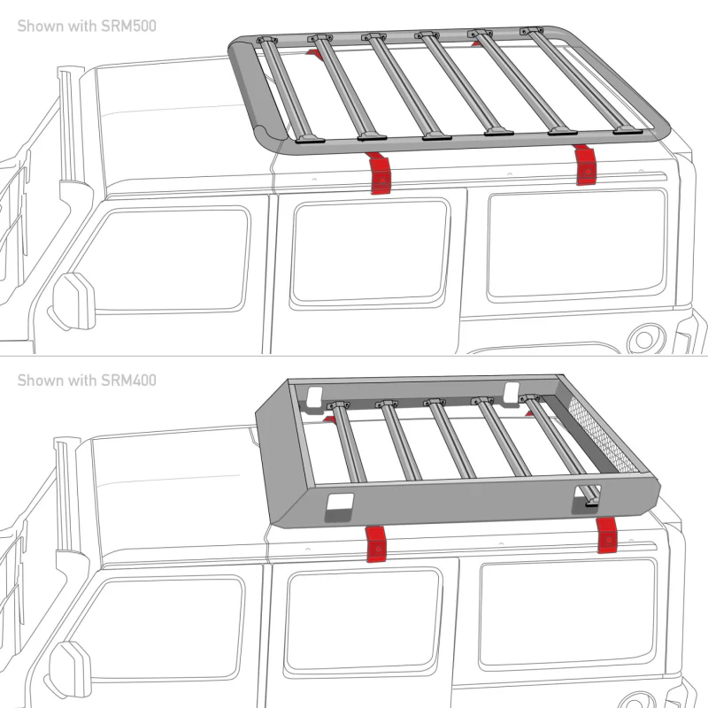 Go Rhino SRM Rack Mounting Kit Gutter Mount 4 PCS Model 5910010T - Image 2