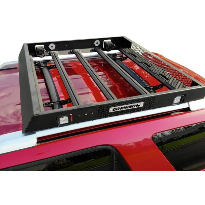 Go Rhino SRM400 48" Long x 52" Wide Fabricated Customizable Steel Basket Roof Rack Model 5934048T - Image 10