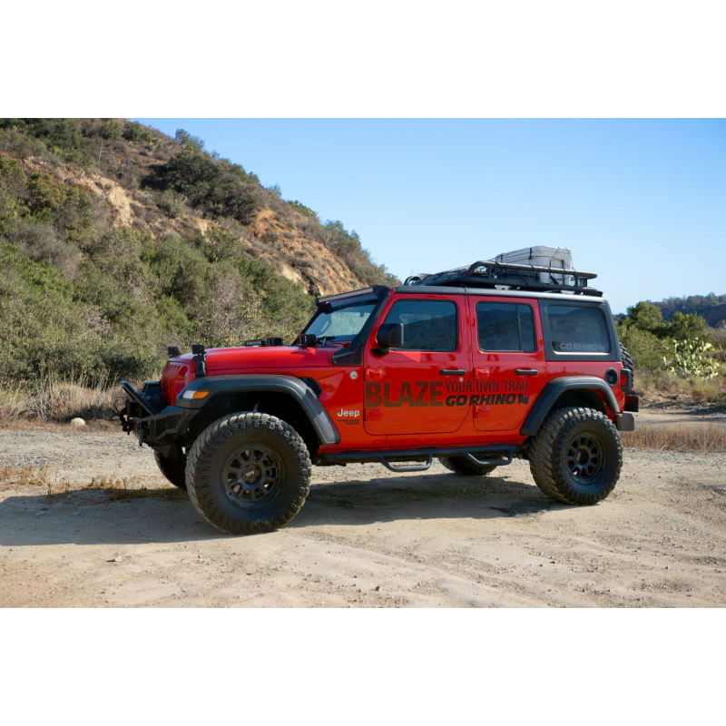 Go Rhino SRM600 65" Long x 52" Wide Tubular Basket Style Roof Rack Model 5936065T - Image 8