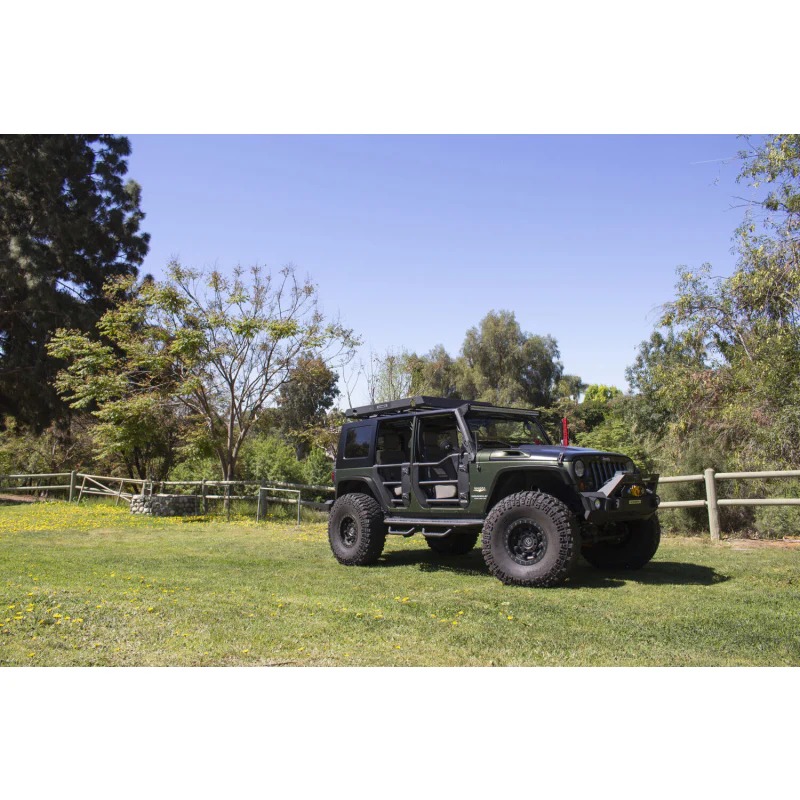Go Rhino Trailline Tube Doors, Rear pair for Jeep Wrangler JK/JKU Model 572502 - Image 7