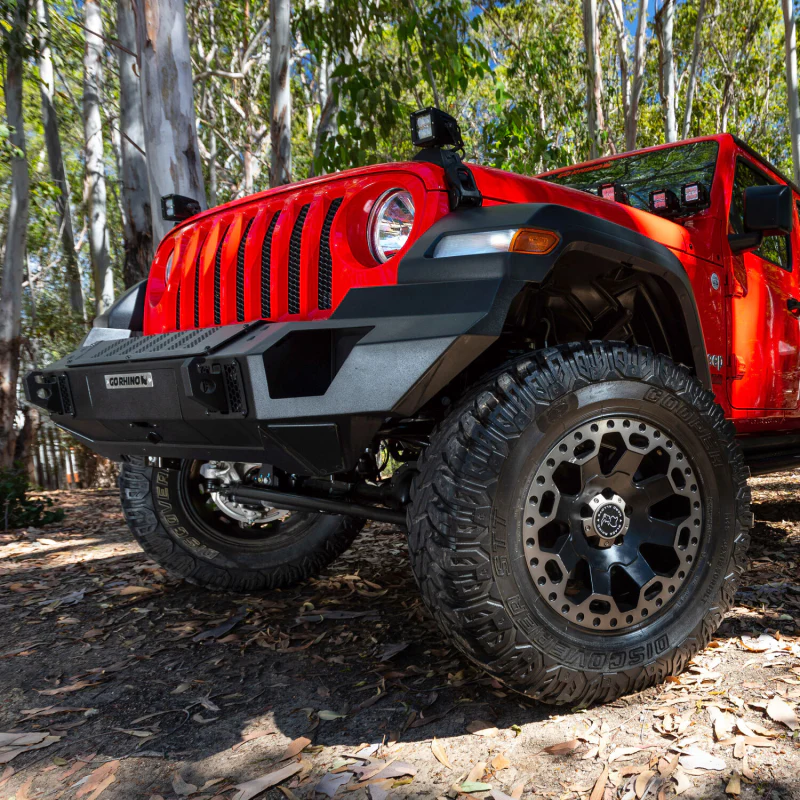 Go Rhino Trailline Winch Ready Front Full Width Bumper For Jeep Model 230121T - Image 6