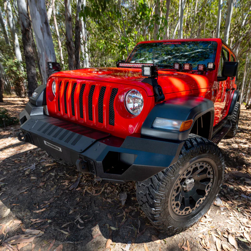 Go Rhino Trailline Winch Ready Front Full Width Bumper For Jeep Model 230121T - Image 7
