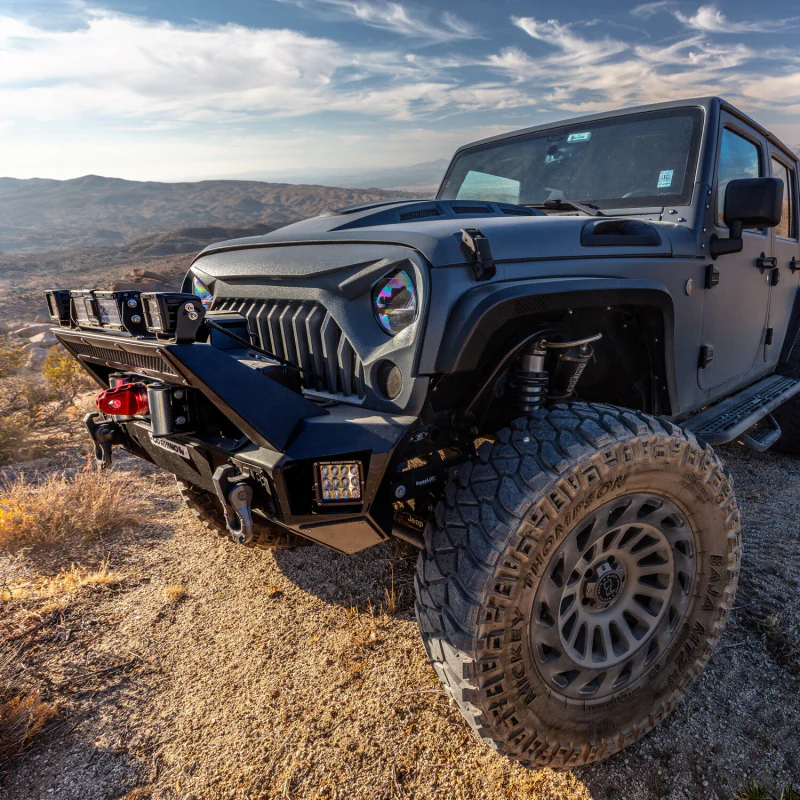 Go Rhino Trailline Winch Ready Front Stubby Bumper For Jeep Model 230111T - Image 10