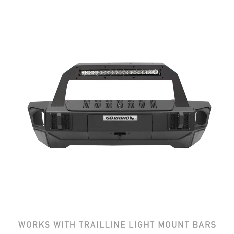 Go Rhino Trailline Winch Ready Front Stubby Bumper For Jeep Model 230111T - Image 12