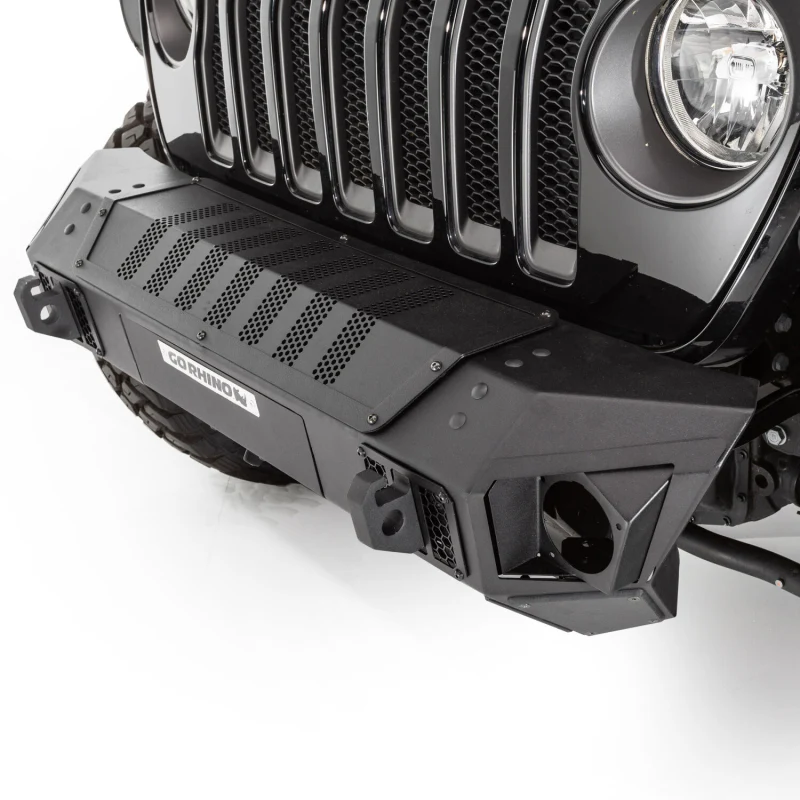 Go Rhino Trailline Winch Ready Front Stubby Bumper For Jeep Model 230111T - Image 3